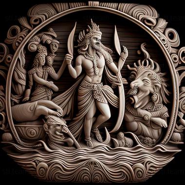 3D model Mahabharata (STL)